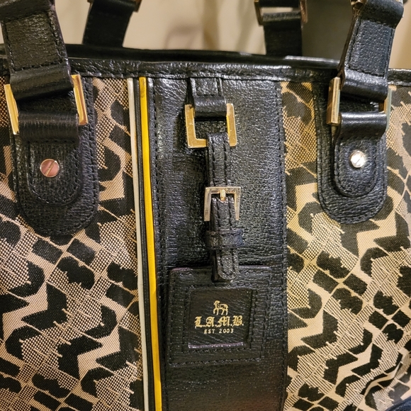 L.A.M.B. Oxford Logo 3 Compartment Zip Bag by Gwen Stefani #169 - Picture 3 of 17